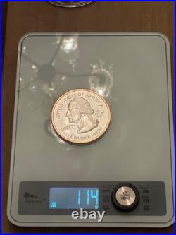 999 Fine Solid Silver 1/4 Pound National Collectors Mint Commemorative Round