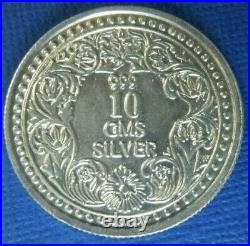 999 solid 10 grams SILVER VICTORIA EMPRESS COIN