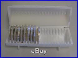 9 & 3/4 Mixed Solid Troy Ounce Fine Silver Coins / Rounds In Sure-safe Tube