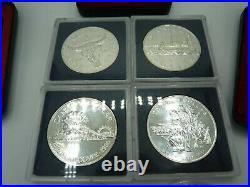 9 Canada Silver Dollar Proof Solid Silver Dollar Lot