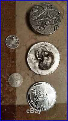 9 troy ounces of solid silver