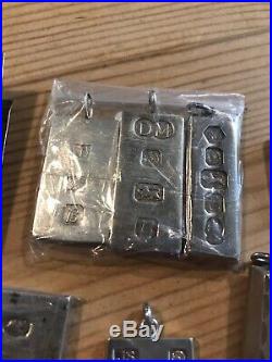 9x Solid Silver Ingots 210 Grams Of Sterling Silver And 1 Money Clip