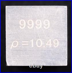 AG 47 107.8682 Periodic Table Square 85.7g. 9999 Fine Silver Unique 3D Art Bar