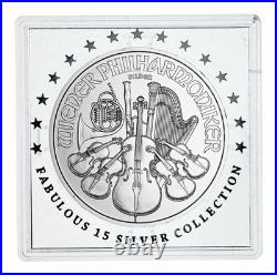 AUSTRIA 1.5 Euro 2020 Silver 1 oz.'Vienna Philharmonic' Fabulous 15 Collection