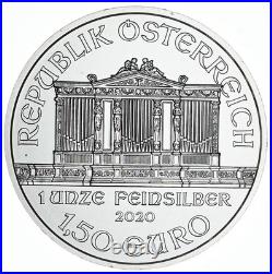 AUSTRIA 1.5 Euro 2020 Silver 1 oz.'Vienna Philharmonic' Fabulous 15 Collection