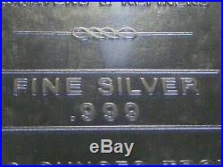 A (sealed) Ntr Solid. 999 Silver Bar Weighing 10 Troy Oz. £220 Inc Post