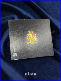 A spherical solid silver coin dedicated to Earth s satellite, the Moon