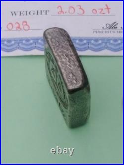 Abe. A & Sons 2.03oz silver bar with COA Sandon BC Canada Great charm and toning Abe. A & Sons 2.03oz silver bar with COA Sandon BC Canada Great charm and toning