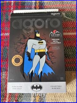 Agoro Solid Silver. 999 Batman Animated Series Ltd Edition 0743/3485 Boxed