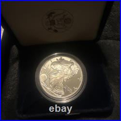 American Eagle Solid 999 Silver Proof 1999 1 Ounce Cased And Boxed