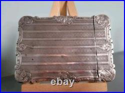 Antique 925 Silver Victorian 1849 card case Birmingham. Not Scrap Or Bullion