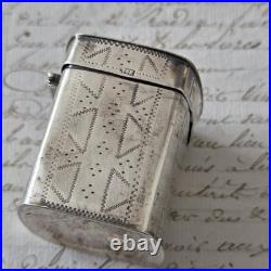 Antique Dutch Solid Silver Pill Box