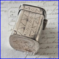 Antique Dutch Solid Silver Pill Box