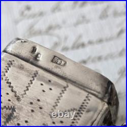 Antique Dutch Solid Silver Pill Box