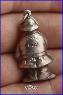 Antique Hallmarked Solid Silver Charm THE POLICEMAN c. 1910