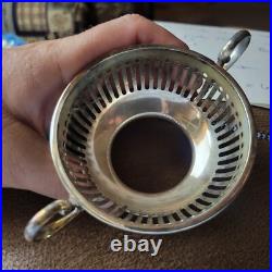 Antique LENOX Bullion Cups WITH STERLING Handled Inserts. OUTSTANDING & ELEGANT Antique LENOX Bullion Cups WITH STERLING Handled Inserts. OUTSTANDING & ELEGANT