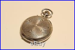 Antique Made For Imperial Russia Market Ladies Solid Silver Pocket Watch Rio