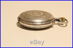 Antique Made For Imperial Russia Market Ladies Solid Silver Pocket Watch Rio