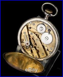 Antique Solid-Silver Pocket Watch. Cylinder-Type. Switzerland, Circa 1900