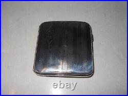 Antique Sterling Silver Cigarette Case hallmarked 90.3 Grams bullion lot 1