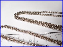 Antique Victorian Solid Silver Fancy Chain Excellent Condition