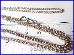 Antique Victorian Solid Silver Fancy Chain Excellent Condition