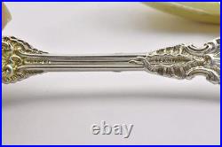 Antique Whiting Pompadour Sterling Silver set of 6 Matching Bullion Spoons
