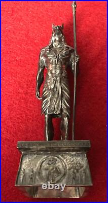 Anubis 14.10 Troy Ounce Solid Silver Egyptian God Stature