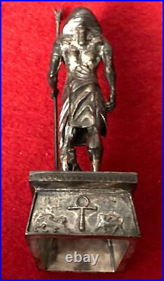 Anubis 14.10 Troy Ounce Solid Silver Egyptian God Stature