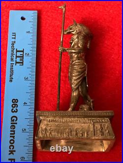 Anubis 14.10 Troy Ounce Solid Silver Egyptian God Stature
