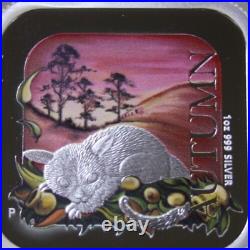 Australia 4 x 1 Dollar 2013 Silver Square 4x1 OZ F6768 Australian Seasons Series