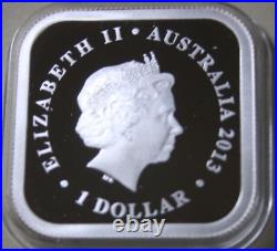 Australia 4 x 1 Dollar 2013 Silver Square 4x1 OZ F6768 Australian Seasons Series