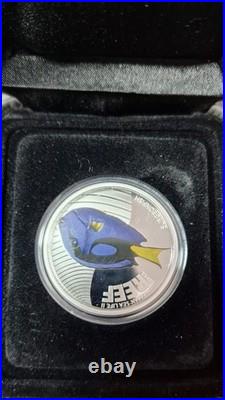 Australian 1/2 Oz Solid Silver 2012 Sea Life Surgeonfish