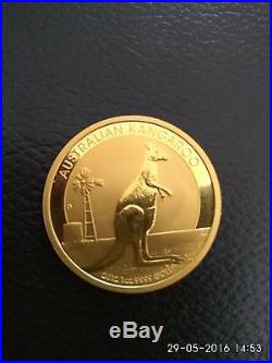 Australian Kangaroo 2012 1oz. Solid Gold Coin, 100 Dollars