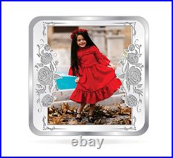 BIS Hallmarked Personalised Happy Birthday 999 Pure Silver Square Coin 20 gm