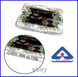 BIS Hallmarked Personalised Silver Square Coin Newly Married 999 Pure 100 gm BIS Hallmarked Personalised Silver Square Coin Newly Married 999 Pure 100 gm