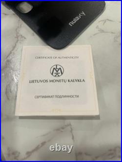 Belarus 20 Roubles 925 Silver Queen Nefertiti 2010 Rectangular Coin With COA