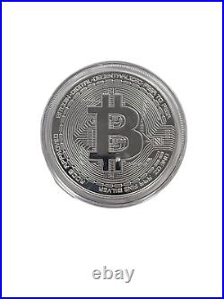 Bitcoin Proof 1 oz. 999 fine Solid silver commemorative AOCS limited 2016 with COA