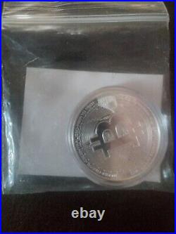Bitcoin Proof 1 oz. 999 fine Solid silver commemorative AOCS limited 2016 with COA