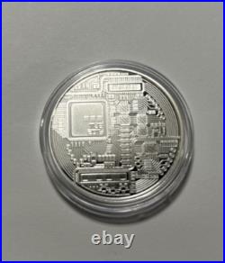 Bitcoin Proof 1 oz. 999 fine Solid silver commemorative AOCS limited 2016 with COA