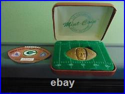 Brett Favre Green Bay Packers Solid Bronze Highland Mint Coin 1998
