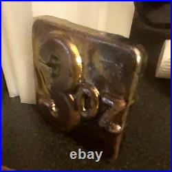 CAM 3 Oz. 999 Fine Silver Hand Poured Bar / Square