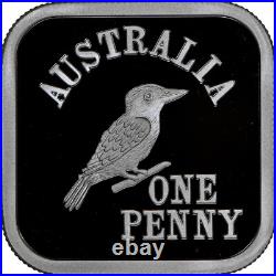 COOK ISLANDS 1 Dollar 2006 Silver 1oz NGC PF69'Australian Square Penny Pattern