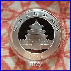 Chinese silver panda coins 2016.999 Solid Silver x 15