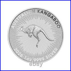 Coin 1 Oz 9999 Solid Silver Red Kangaroo 2026 Bullion Perth Mint