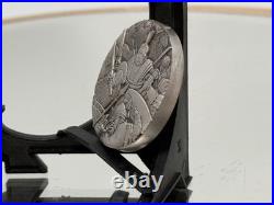 Coin Solid Silver 2 oz Warfare Roman Legion Boxed Certificate Tuvalu 2018