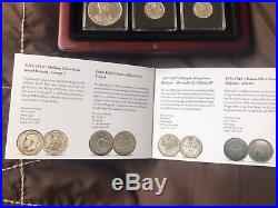 Coin set solid silver. Six Genuine Silver Coins From The Era Of WWI. London Mint