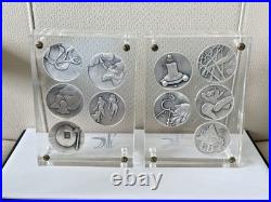 Collectable Rare Solid Fine Silver. 999 Salvador Dali Ten Commandment Medal Coin