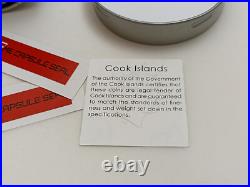 Cook Islands 2017 Time Capsule 5 Dollar Square Coin 1 oz Ounce Silver High Relief