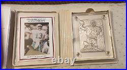 DAN MARINO 1994 PINNACLE HIGHLAND MINT 4.25 OZ. 999 FINE SILVER 0247 of 1000